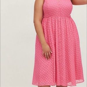 Torrid Pink Heart Dress